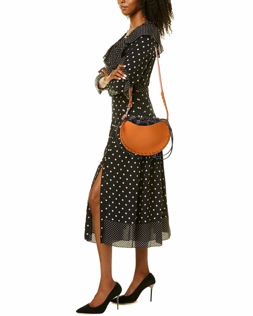 Chloé Mate Small Leather Hobo Bag Women Shoulder Bags - Image 4