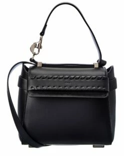 Chloé Nacha Leather Shoulder Bag Women Shoulder Bags