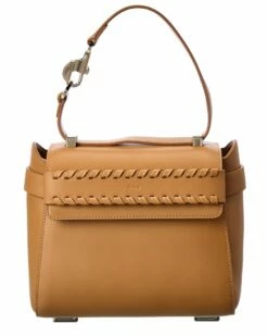 Chloé Nacha Leather Shoulder Bag Women Shoulder Bags
