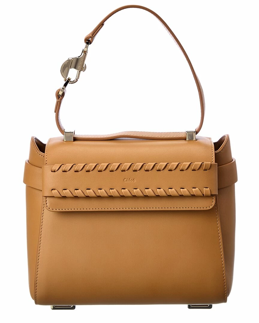 Chloé Nacha Leather Shoulder Bag Women Shoulder Bags