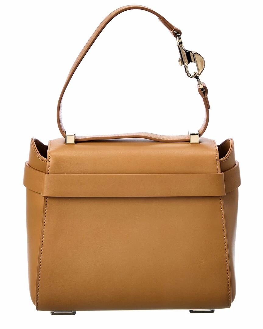 Chloé Nacha Leather Shoulder Bag Women Shoulder Bags - Image 2