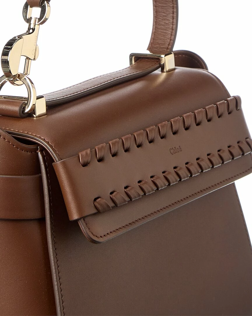 Chloé Nacha Leather Shoulder Bag Women Shoulder Bags - Image 3