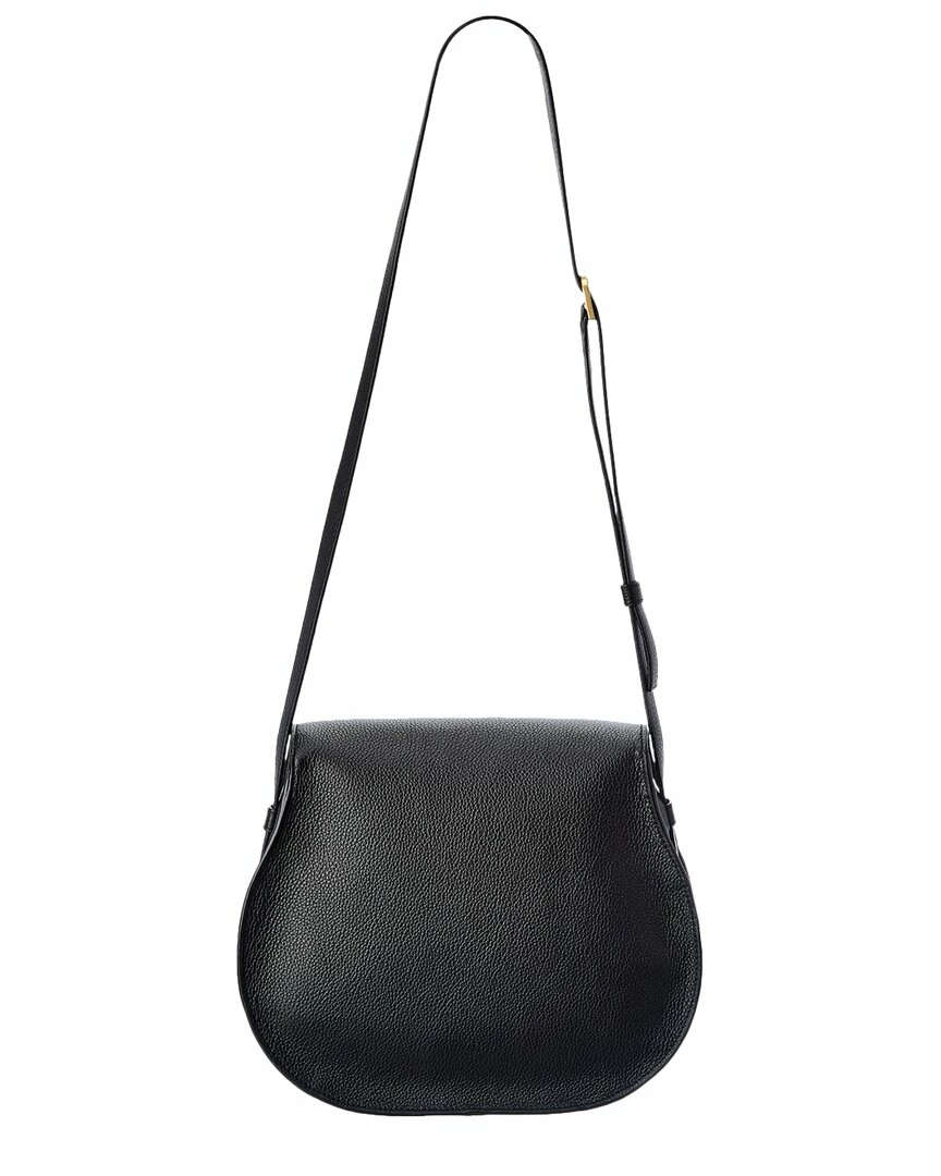 Chloé Marcie Medium Leather Saddle Bag Women Shoulder Bags - Image 2