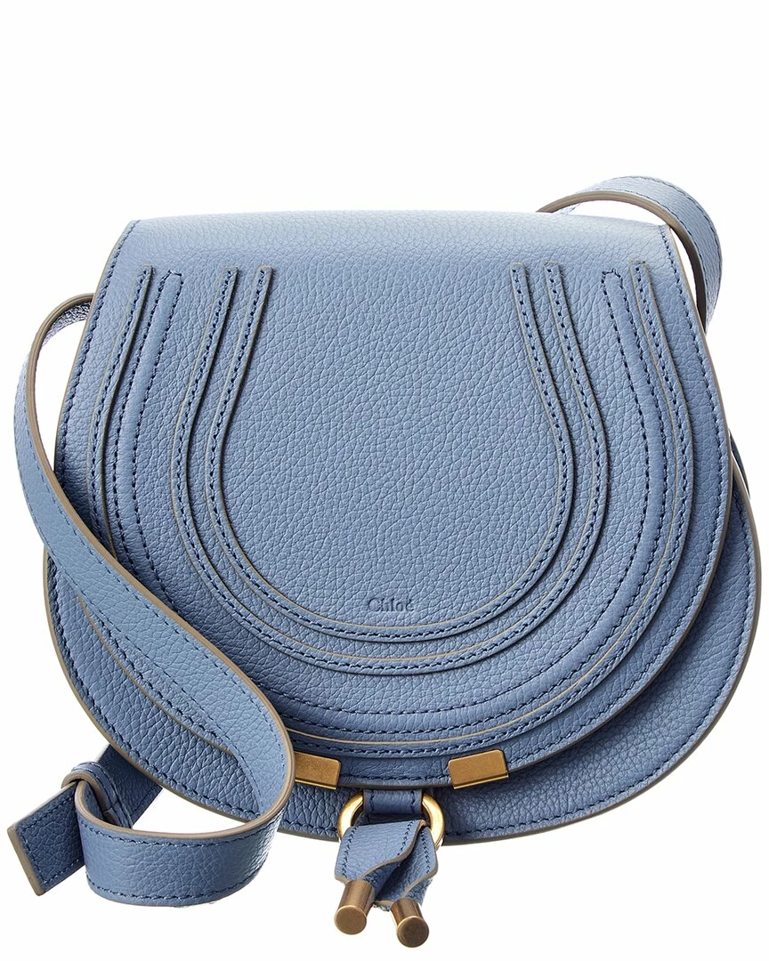 Chloé Marcie Small Leather Saddle Bag Women Crossbody Bags
