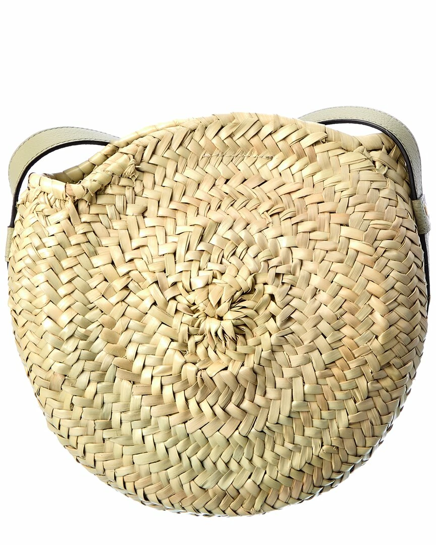Chloé Marcie Raffia & Leather Basket Crossbody Women Crossbody Bags - Image 2