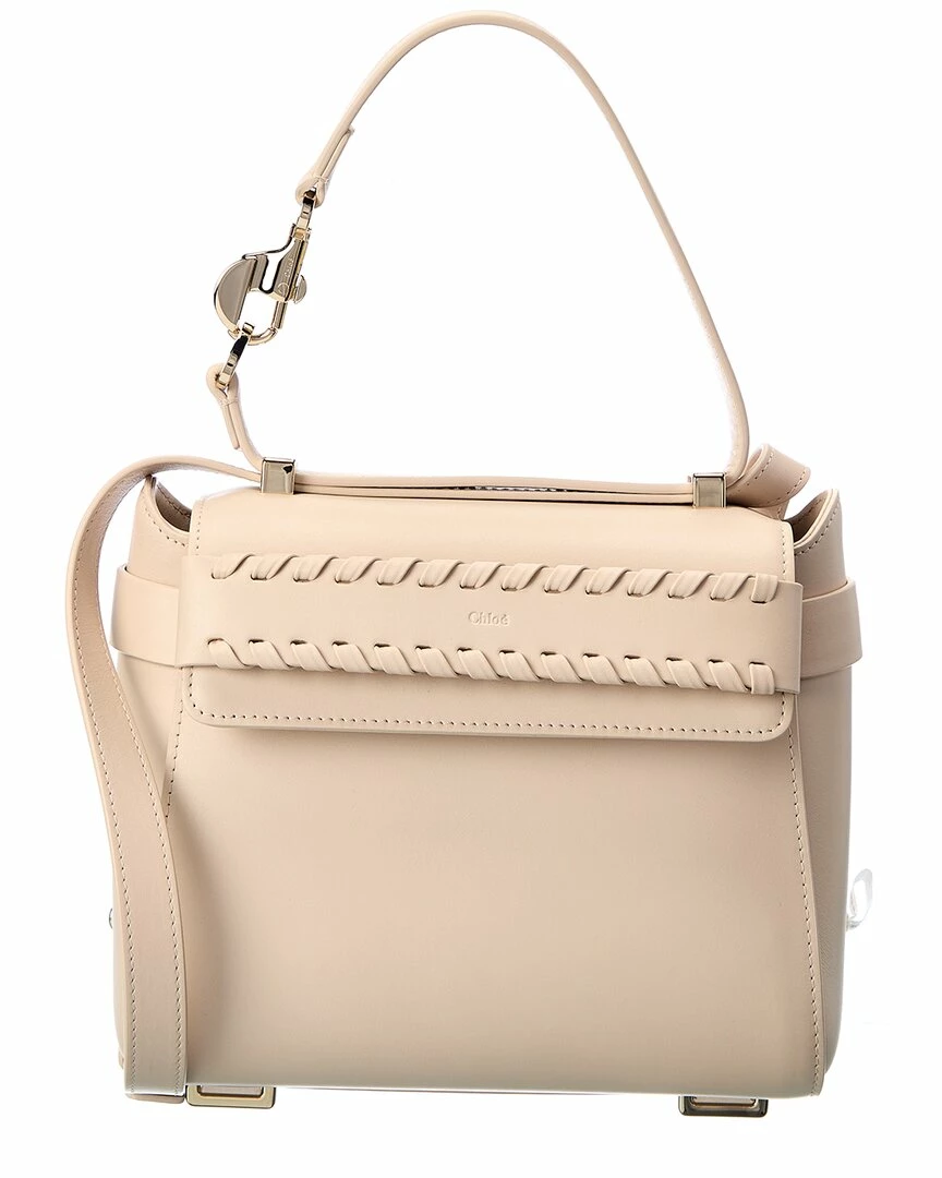 Chloé Nacha Leather Shoulder Bag Women Shoulder Bags