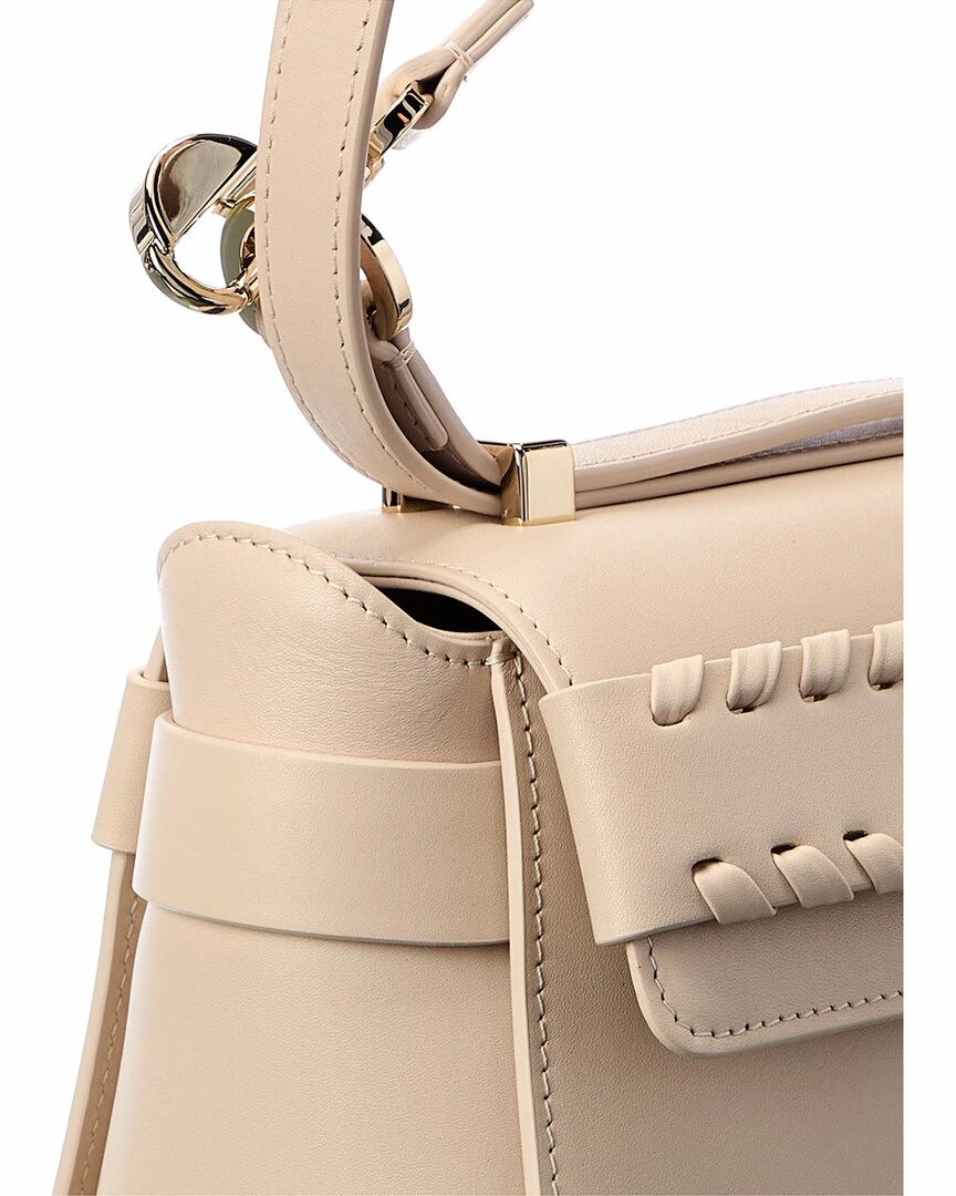 Chloé Nacha Leather Shoulder Bag Women Shoulder Bags - Image 3