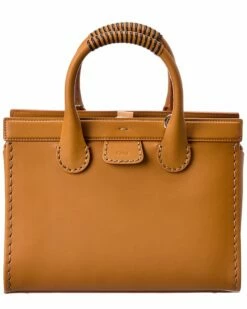 Chloé Edith Medium Leather Tote Women Totes