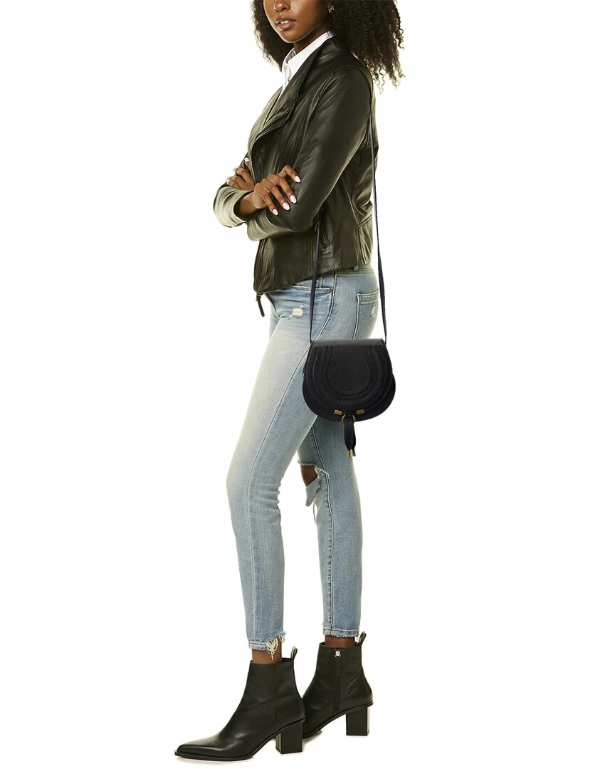 Chloé Marcie Small Leather Crossbody Women Crossbody Bags - Image 4