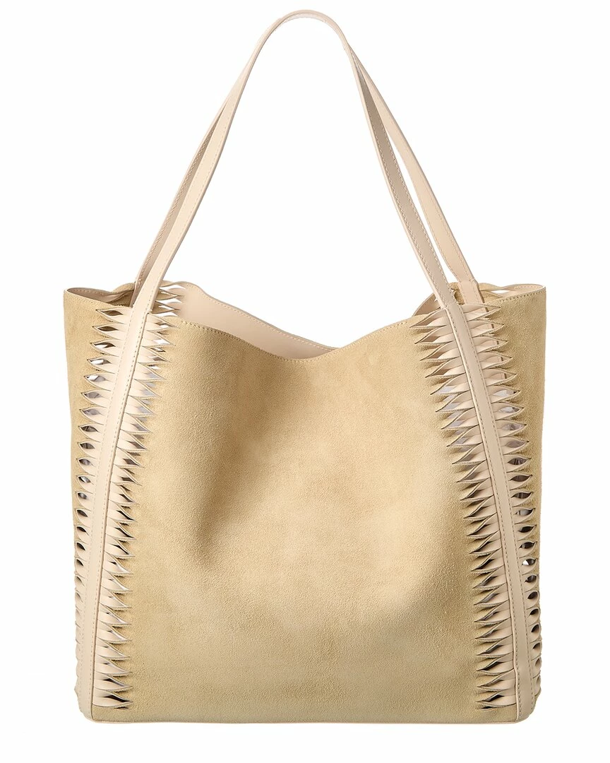 Chloé Louela Suede & Leather Shopper Tote Women Totes - Image 2