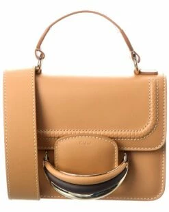 Chloé Kattie Top Handle Leather Crossbody Women Crossbody Bags
