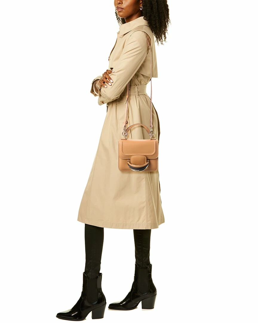 Chloé Kattie Top Handle Leather Crossbody Women Crossbody Bags - Image 4