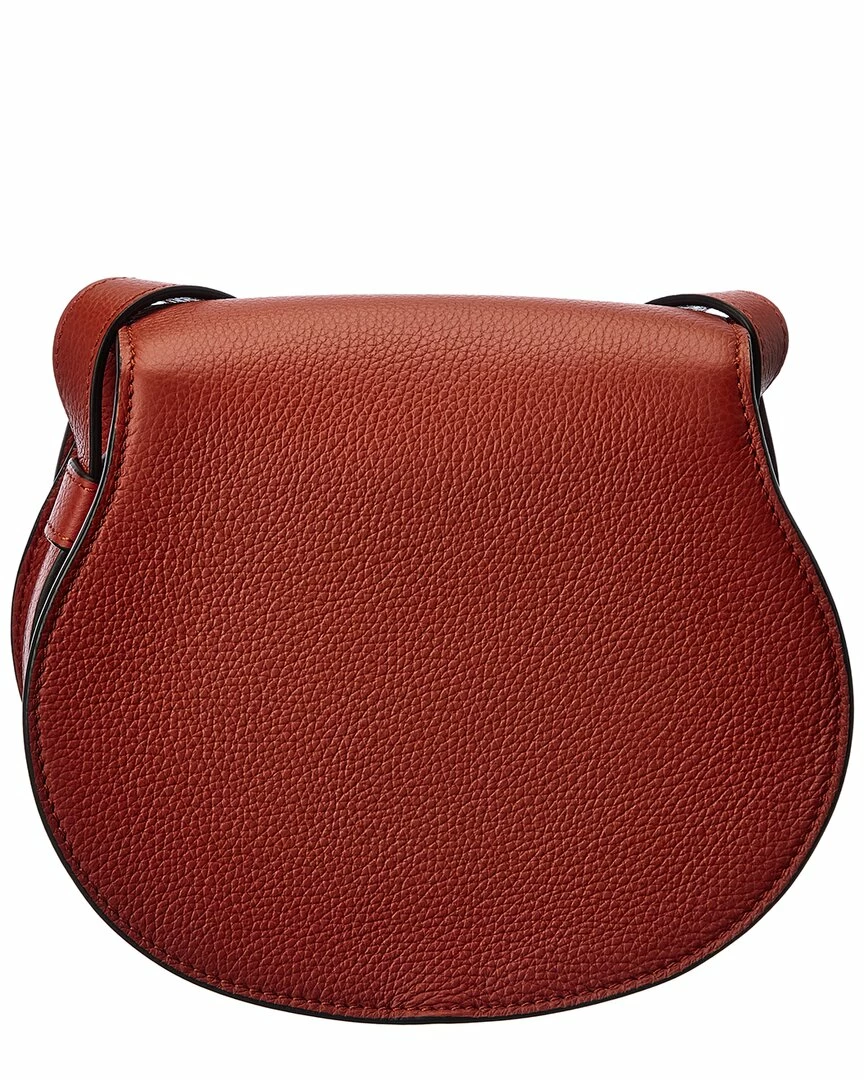 Chloé Marcie Small Leather Saddle Bag Women Shoulder Bags - Image 2