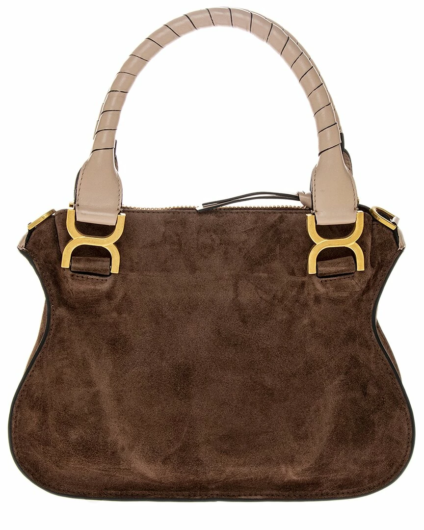 Chloé Marcie Small Suede & Leather Satchel Women Satchels & Top Handles - Image 2