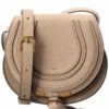 Chloé Marcie Small Leather Saddle Bag Women Shoulder Bags