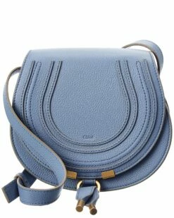 Chloé Marcie Small Leather Saddle Bag Women Shoulder Bags