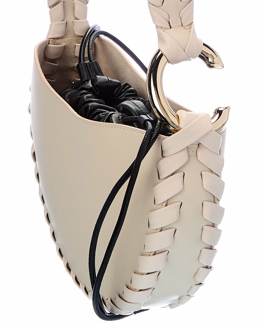 Chloé Mate Small Leather Hobo Bag Women Shoulder Bags - Image 3