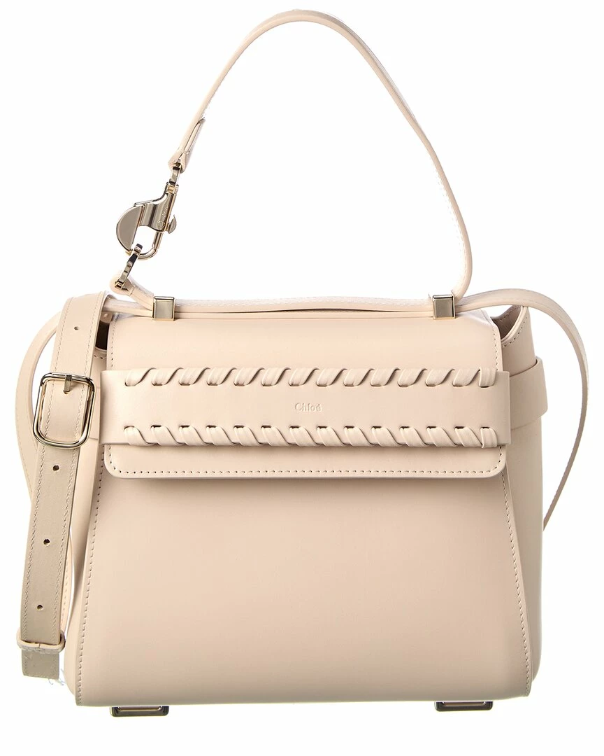 Chloé Nacha Leather Shoulder Bag Women Shoulder Bags