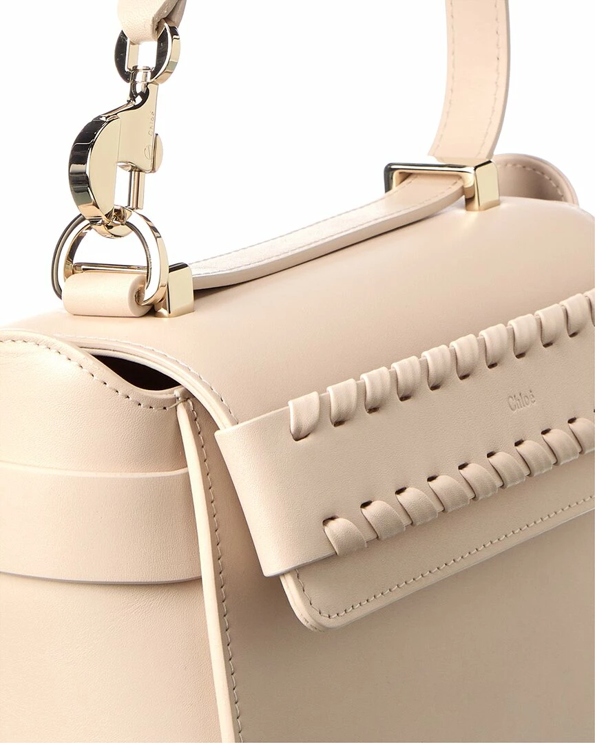 Chloé Nacha Leather Shoulder Bag Women Shoulder Bags - Image 3
