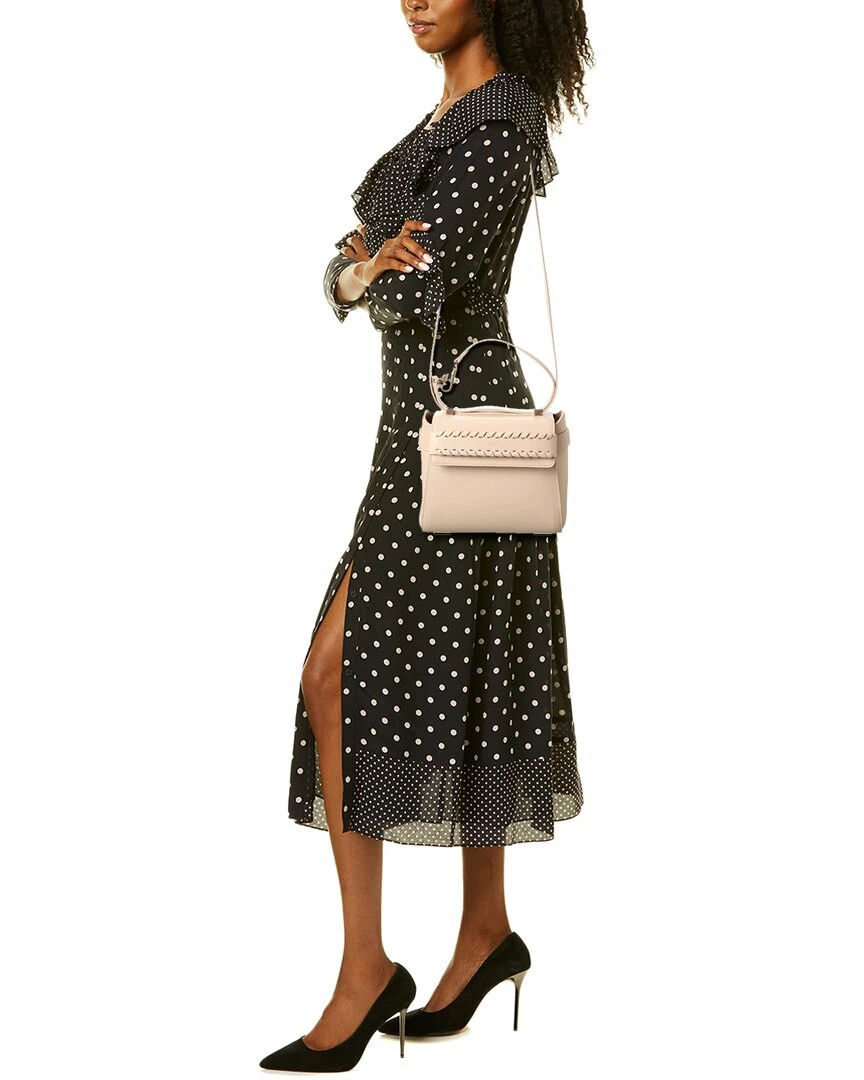 Chloé Nacha Leather Shoulder Bag Women Shoulder Bags - Image 4