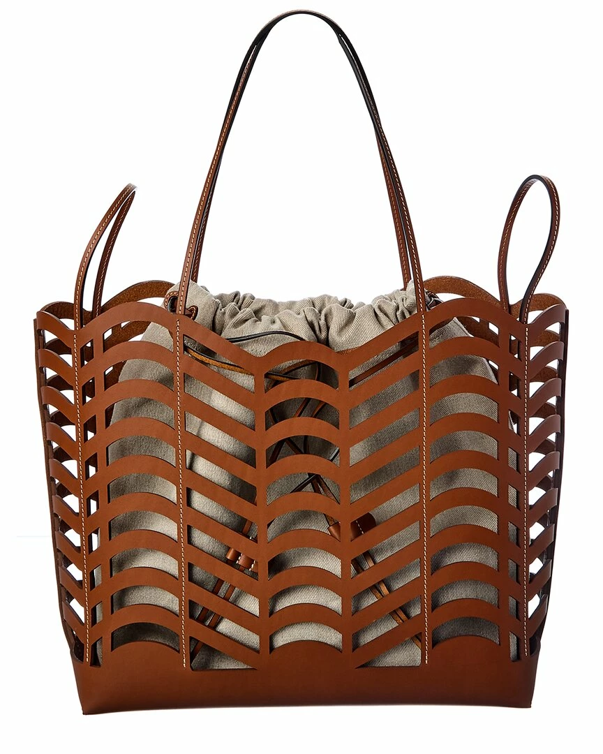 Chloé Kayan Medium Canvas & Leather Tote Women Totes - Image 2