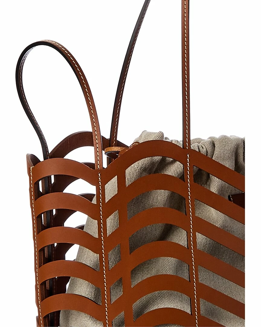 Chloé Kayan Medium Canvas & Leather Tote Women Totes - Image 3