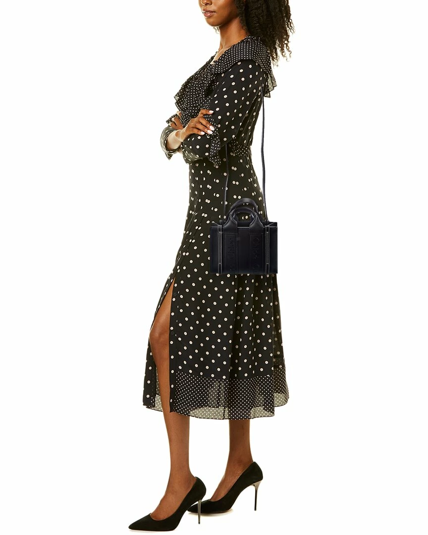 Chloé Woody Mini Leather Tote Women Totes - Image 4