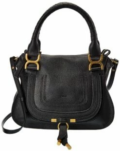 Chloé Marcie Small Leather Satchel Women Satchels & Top Handles