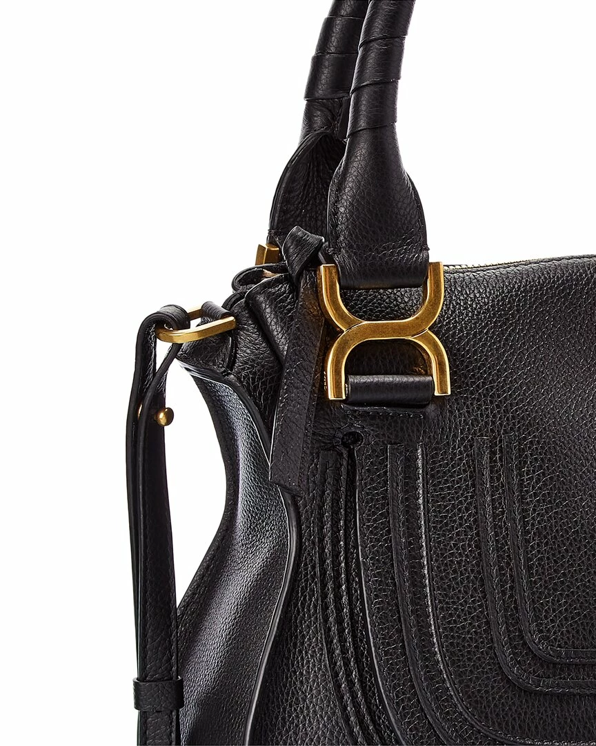 Chloé Marcie Small Leather Satchel Women Satchels & Top Handles - Image 3