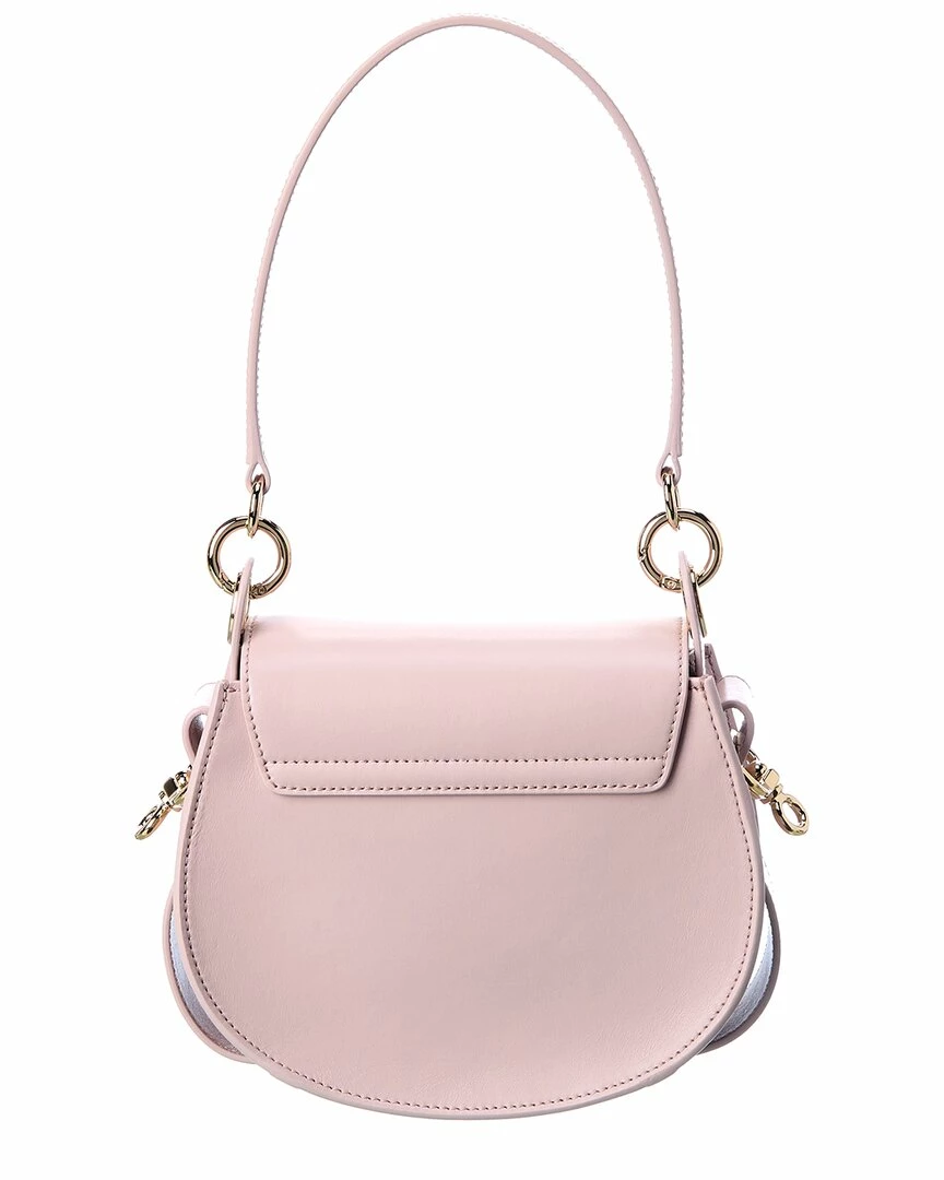 Chloé Tess Small Leather & Suede Shoulder Bag Women Totes - Image 2