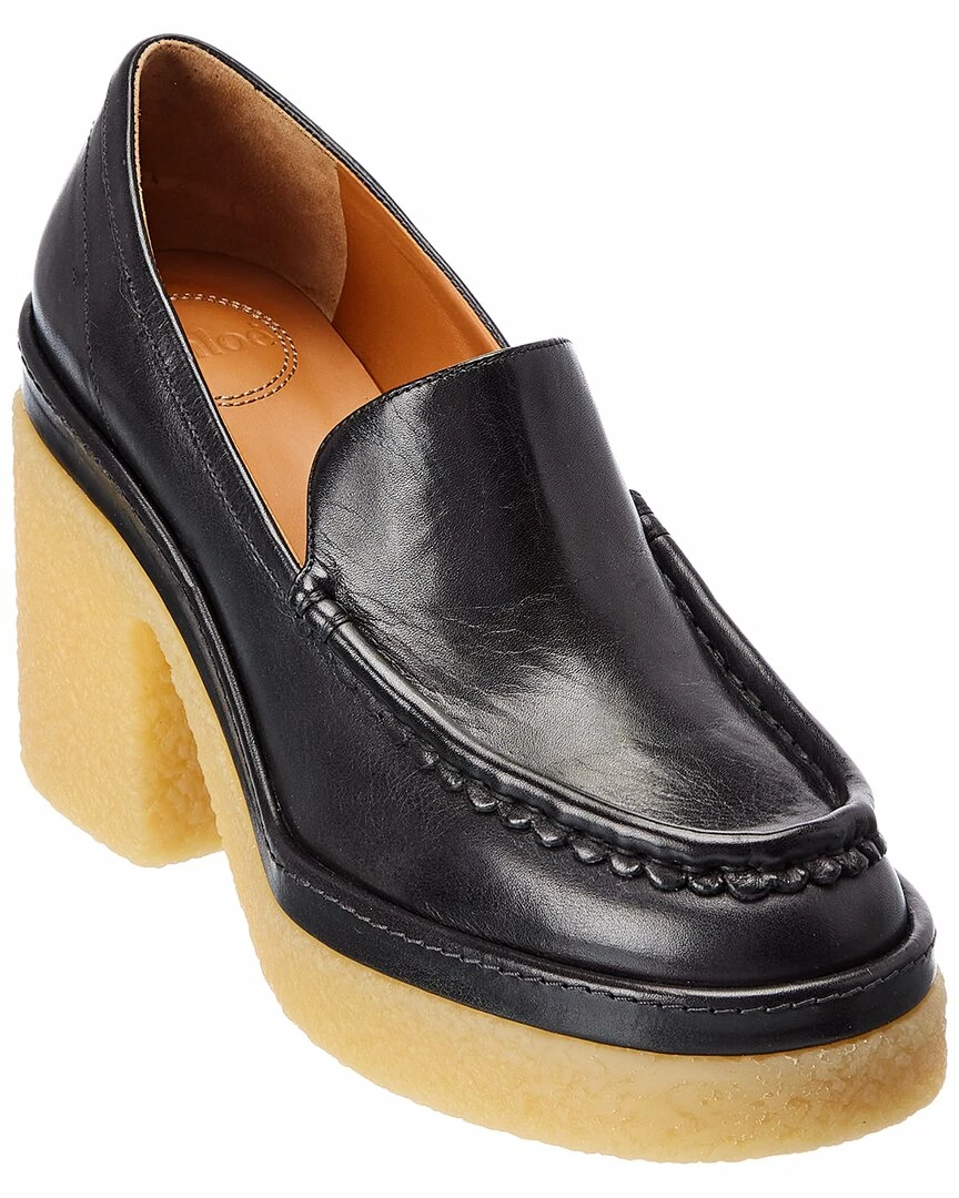 Chloé Jamie Leather Platform Pump Women Pumps