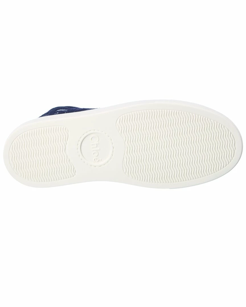 Chloé Lauren Lace & Leather Sneaker Women Fashion Sneakers - Image 4