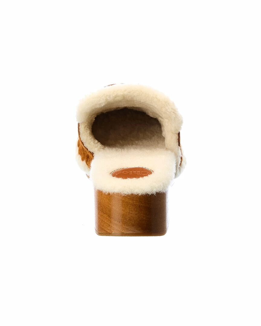 Chloé Joy Suede Clog Women Flats - Image 3