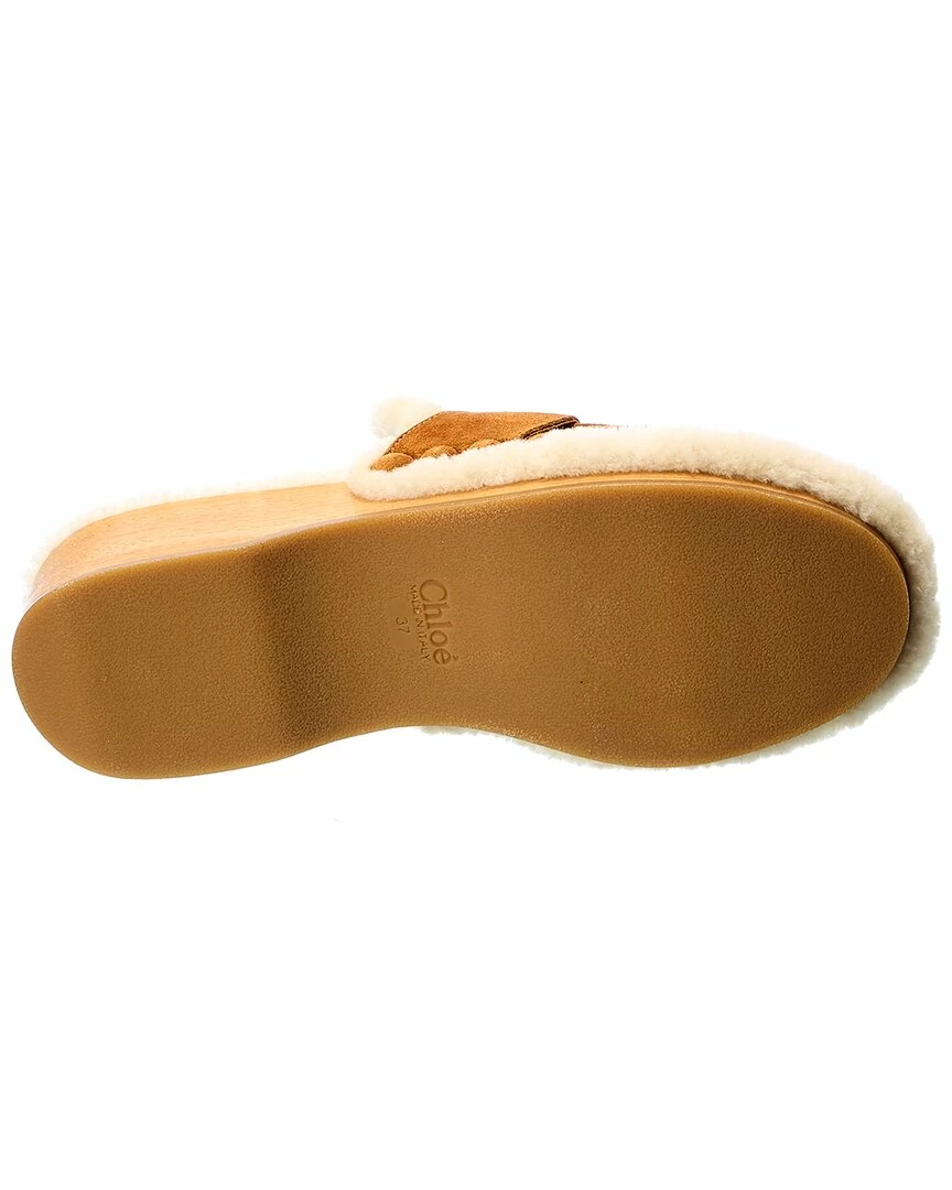 Chloé Joy Suede Clog Women Flats - Image 4