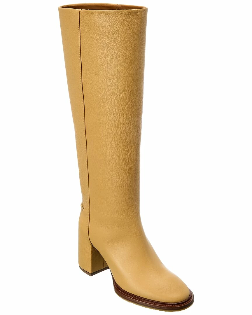 Chloé Edith Leather Knee-High Boot Women Boots