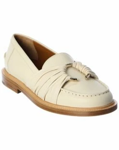 Chloé C Leather Loafer Women Flats