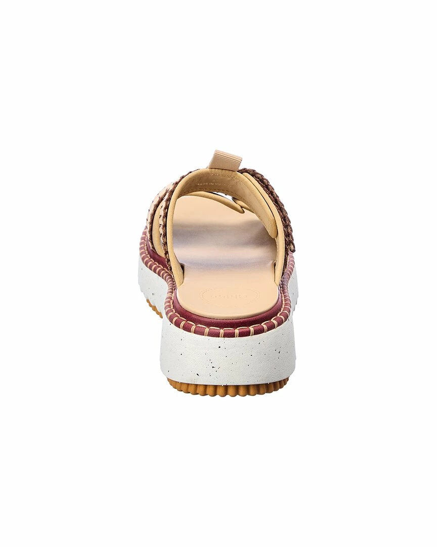 Chloé Lilli Suede & Leather Platform Sandal Women Flat Sandals - Image 3