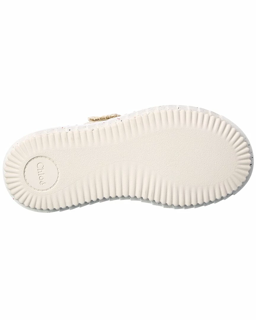 Chloé Lilli Suede & Leather Platform Sandal Women Flat Sandals - Image 4