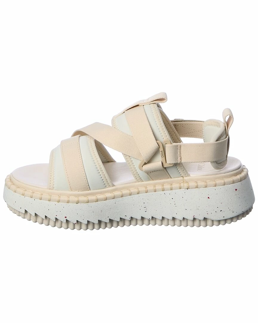 Chloé Lilli Platform Sandal Women Flat Sandals Black - Image 2