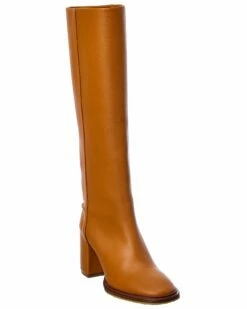 Chloé Edith Leather Knee-High Boot Women Boots
