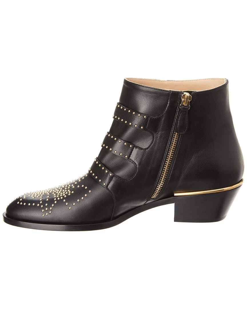 Chloé Susanna Studded Leather Bootie Women Booties - Image 2