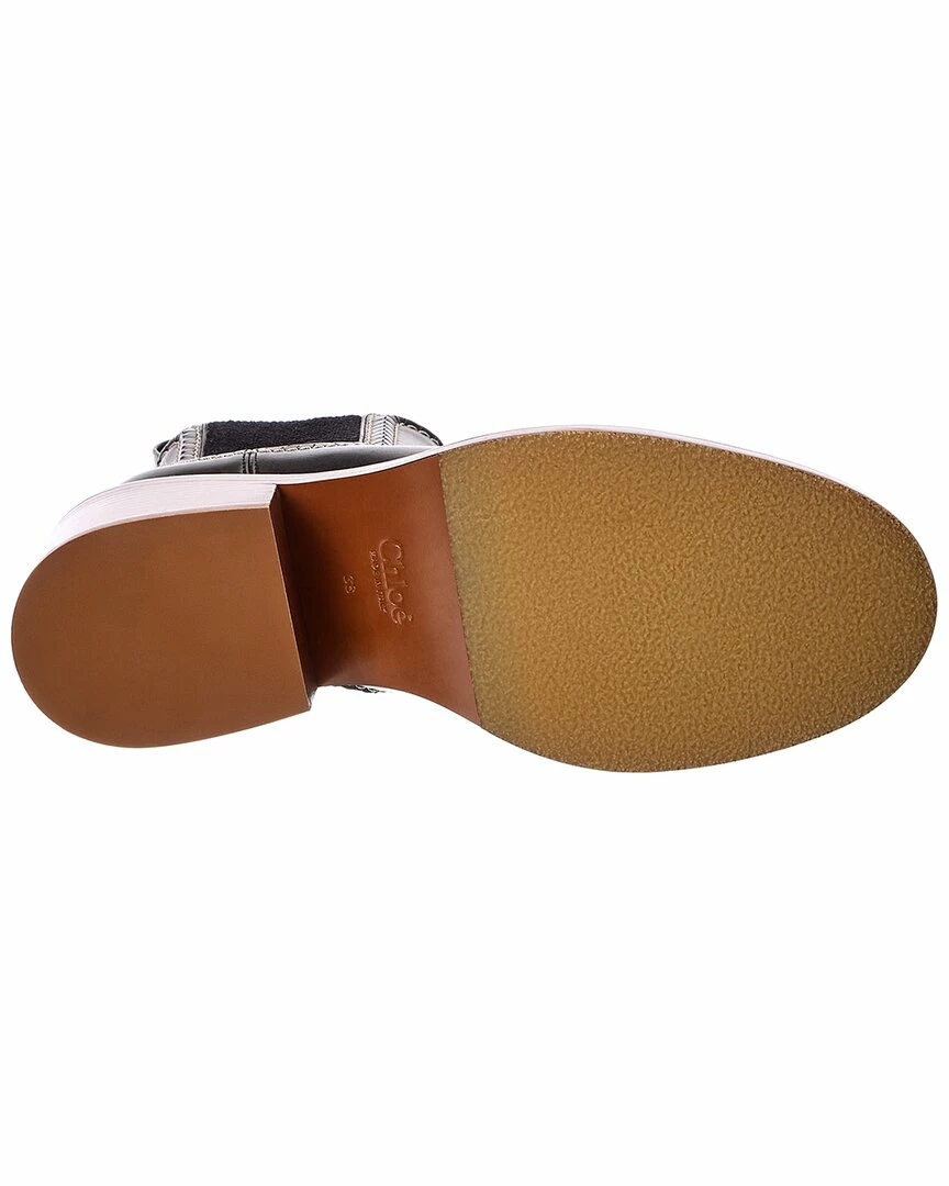 Chloé Mallo Leather Bootie Women Booties - Image 4