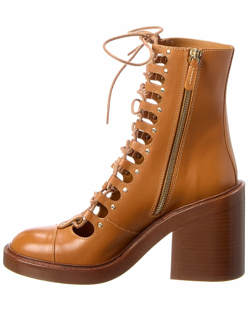 Chloé May Leather Bootie Women Booties - Image 2
