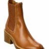 Chloé Mallo Leather Bootie Women Booties