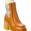 Chloé Jamie Sock Leather Bootie Women Booties