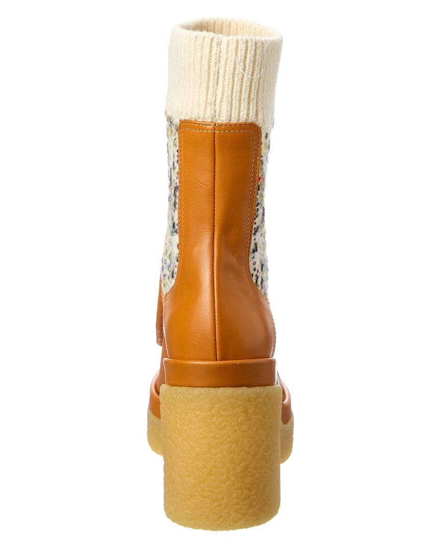 Chloé Jamie Sock Leather Bootie Women Booties - Image 3