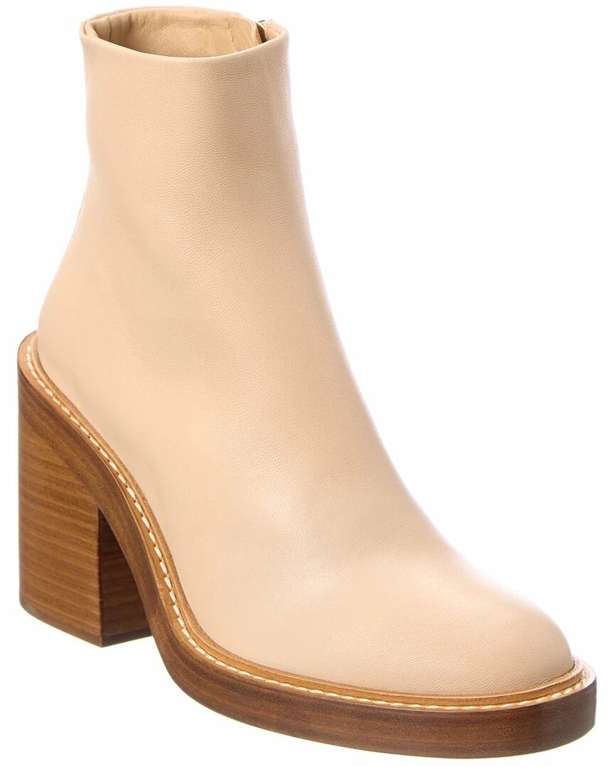 Chloé May Leather Bootie Women Booties