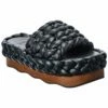 Chloé Woody Braided Leather Sandal Women Flat Sandals