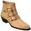Chloé Susanna Leather Bootie Women Booties