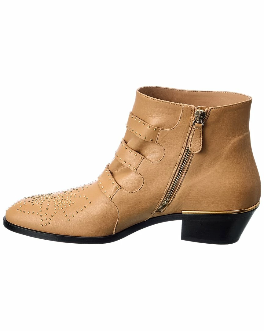 Chloé Susanna Leather Bootie Women Booties - Image 2